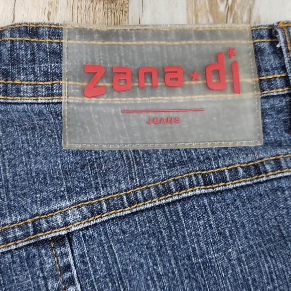 Zana di Split Leg High Rise Flare Jeans Sz 5 - Picture 7 of 7